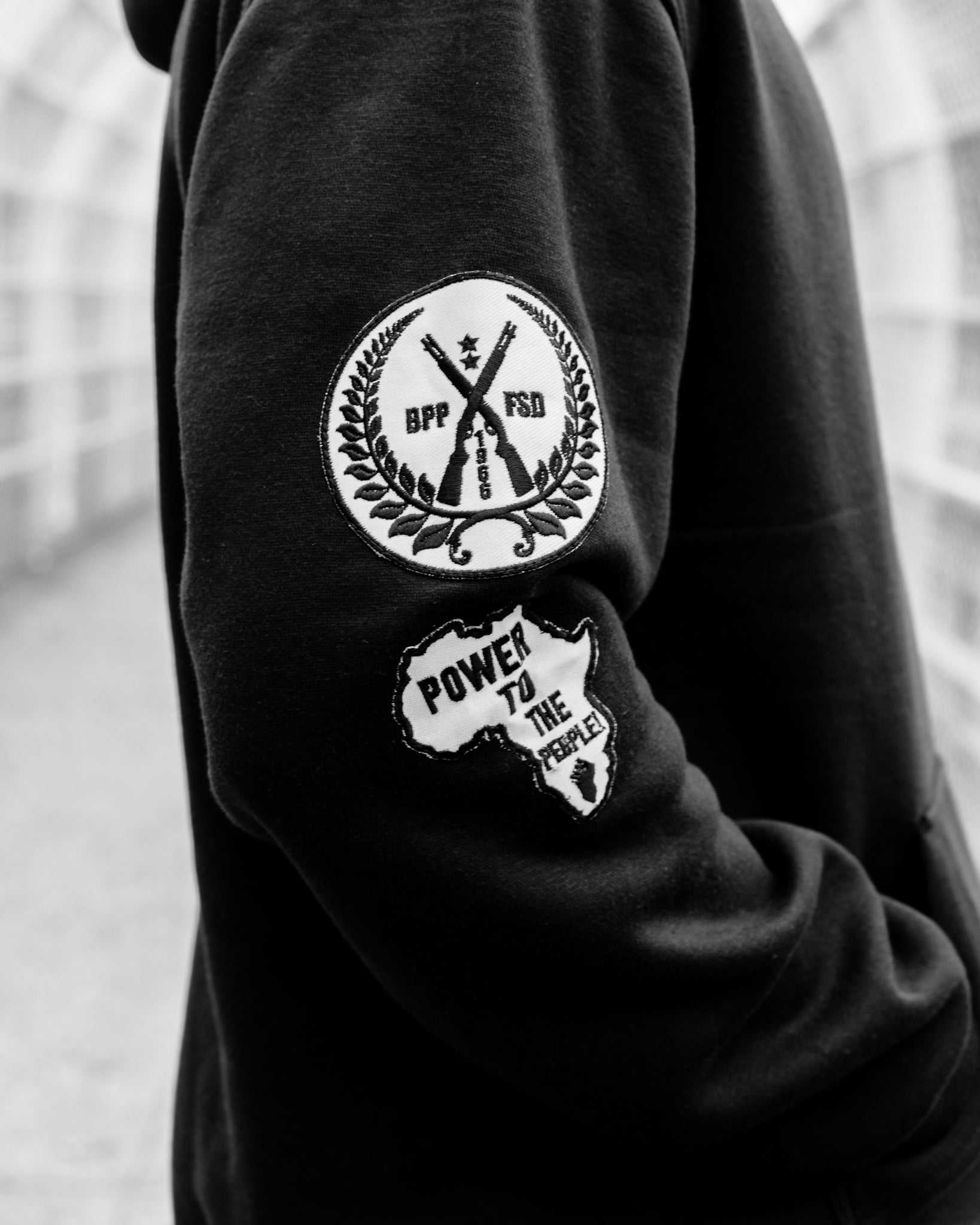 Black Panther Hoodie Black Contrast