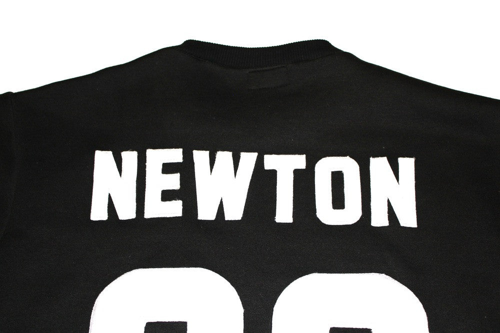 Black Panther Hockey Sweatshirt in Black Contrast