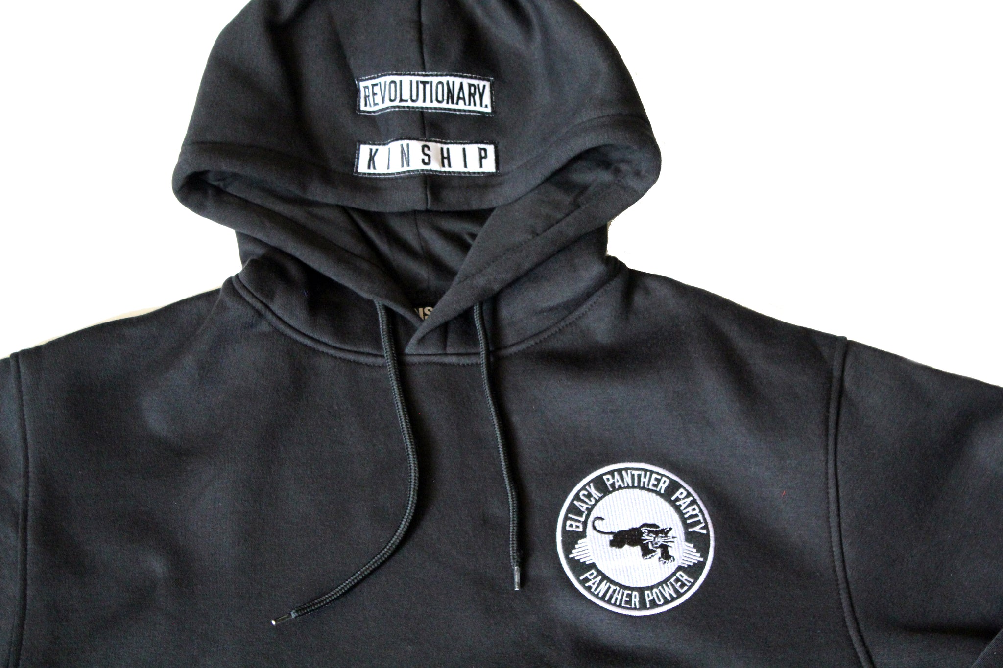 Black Panther Hoodie Black Contrast