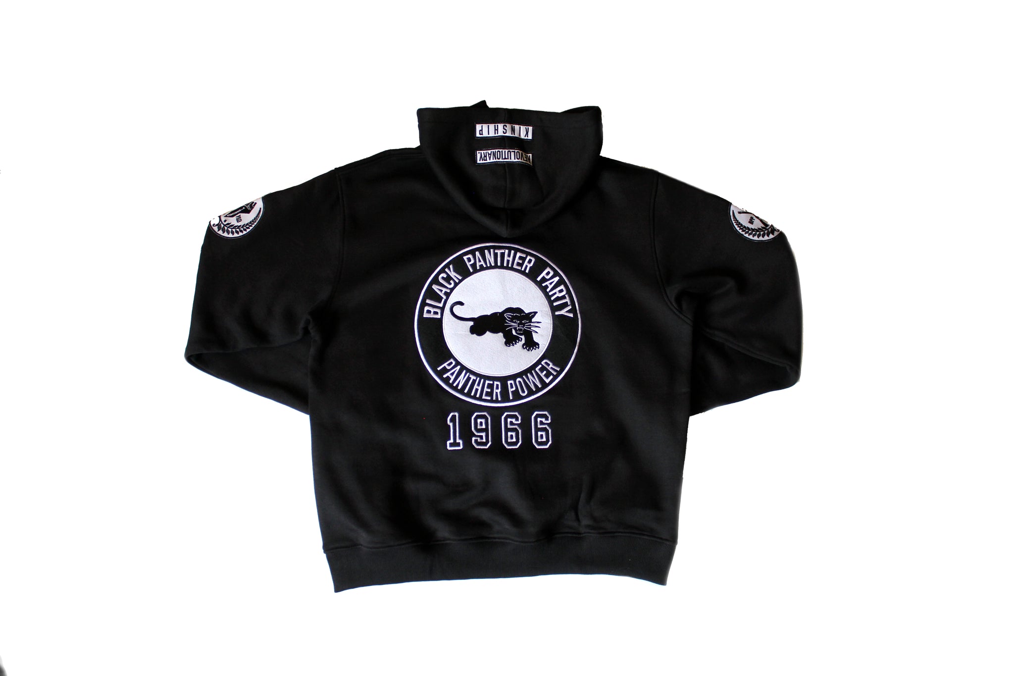 Black Panther Hoodie Black Contrast