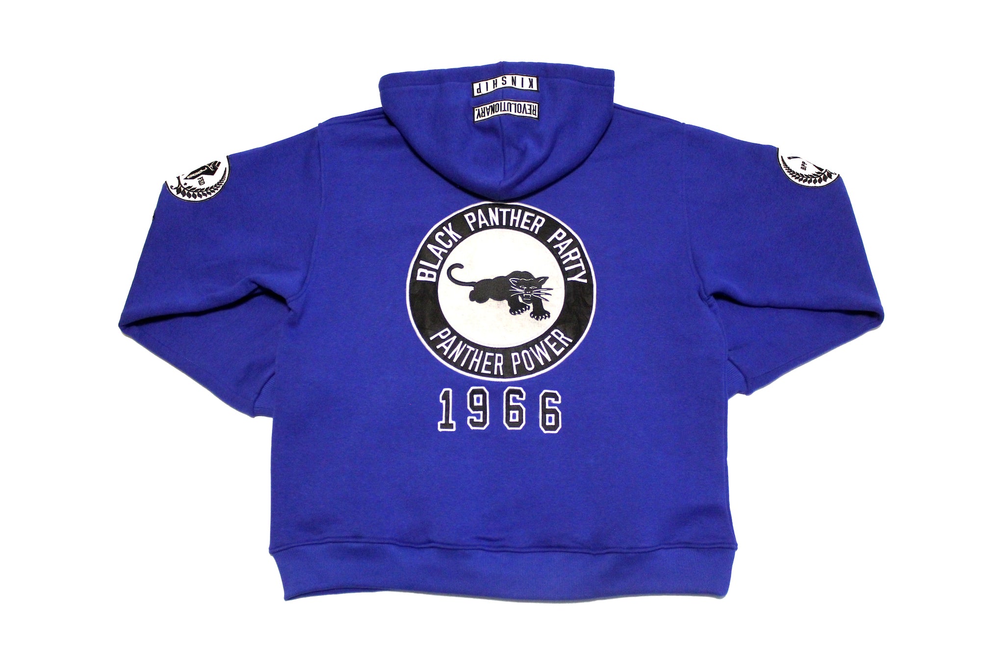 Black Panther Hoodie Blue Contrast