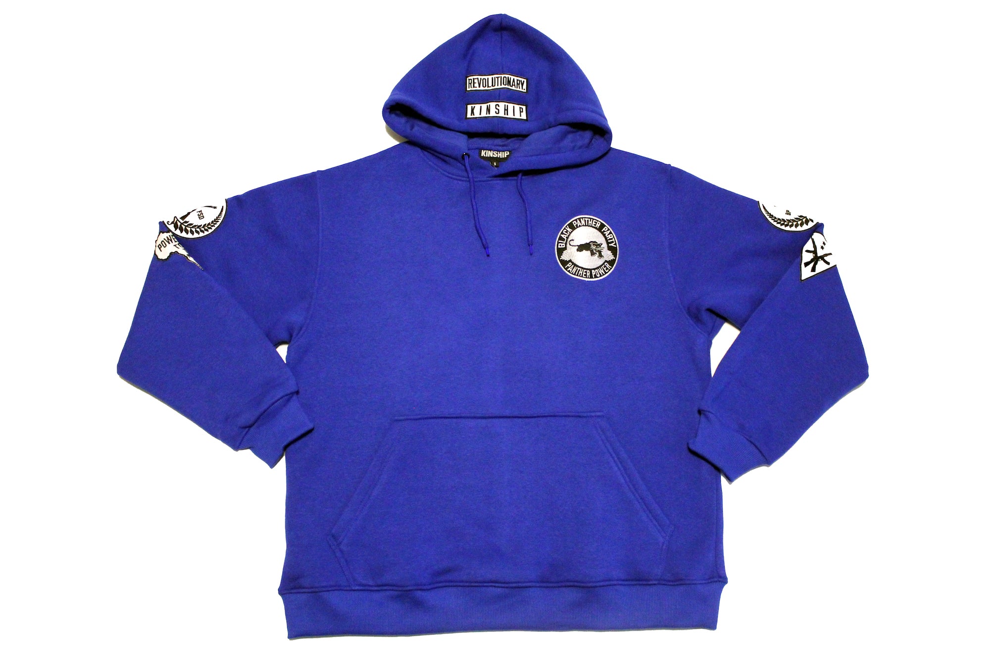 Black Panther Hoodie Blue Contrast