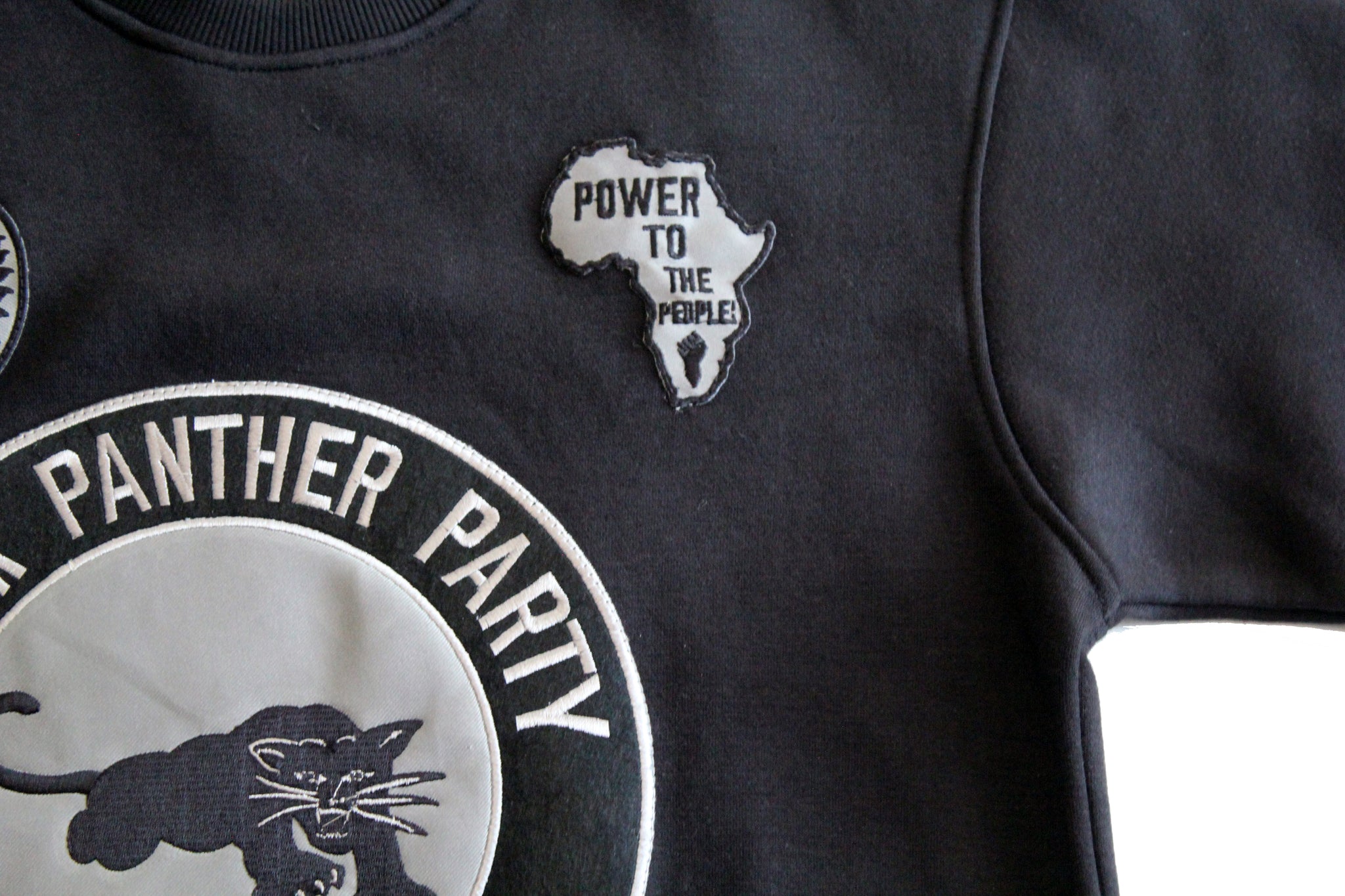 Black Panther Hockey Sweatshirt in Black w/ 3M
