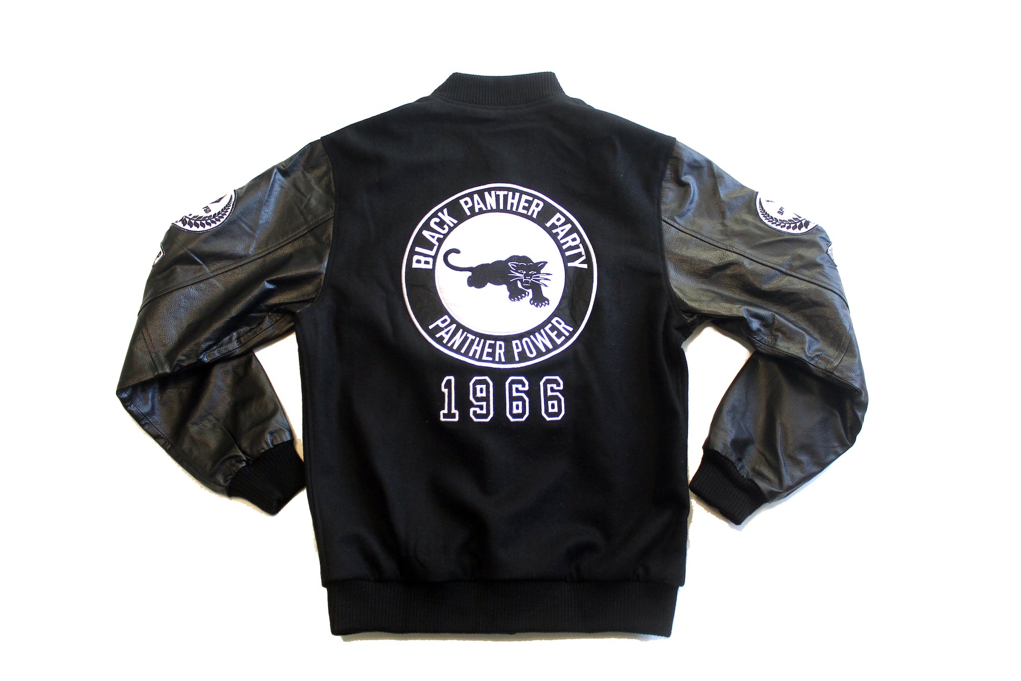 Black Panther Varsity Jacket Black Contrast