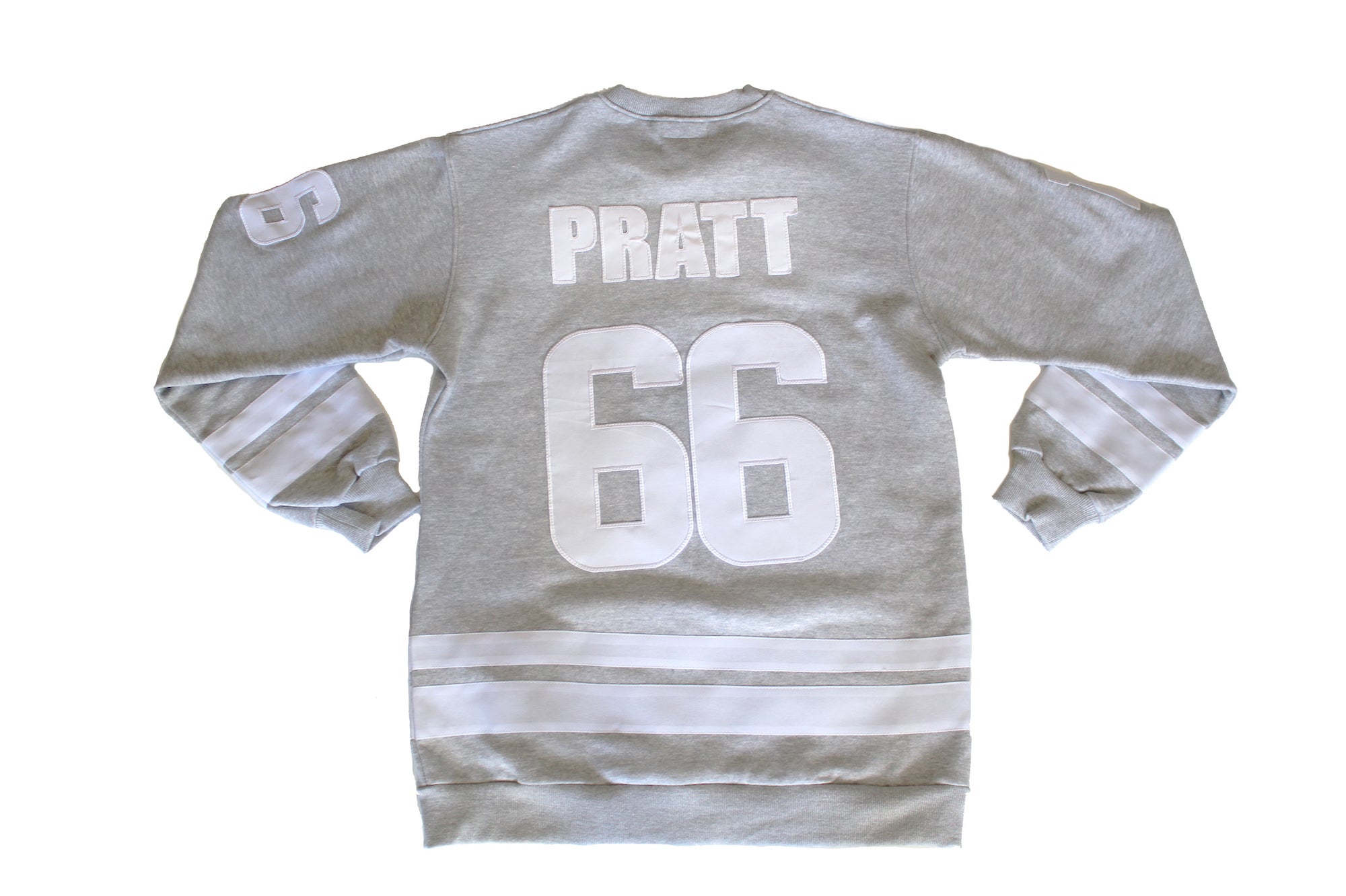 Black Panther Hockey Sweatshirt in Grey Contrast