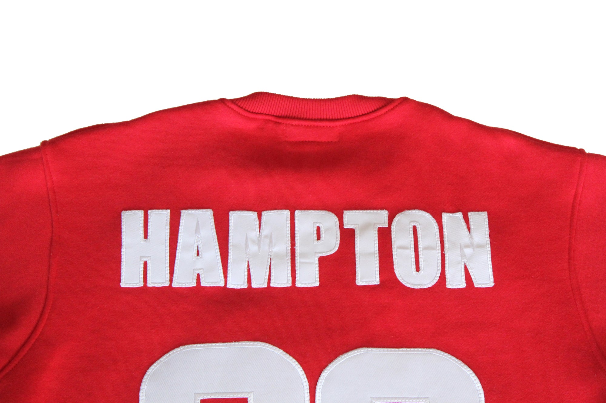 Black Panther Hockey Sweatshirt in Red Contrast