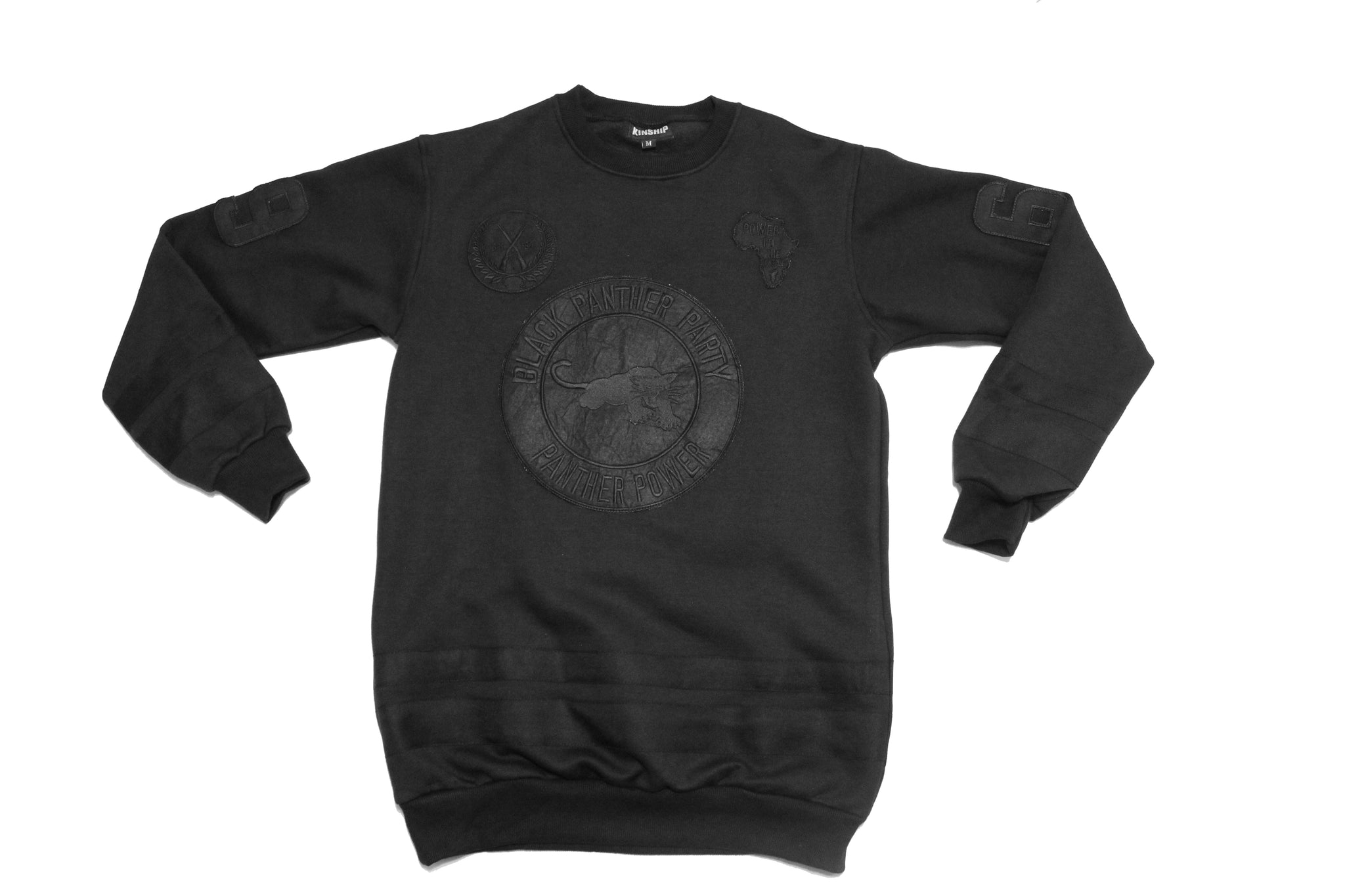 Black Panther Hockey Sweatshirt in Mono Black