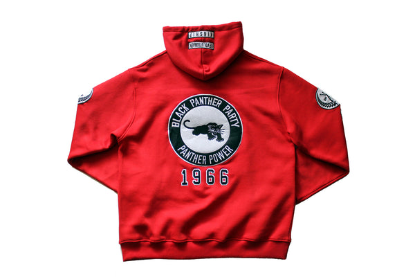 Black Panther Hockey Sweatshirt in Red Contrast – KinshipShop