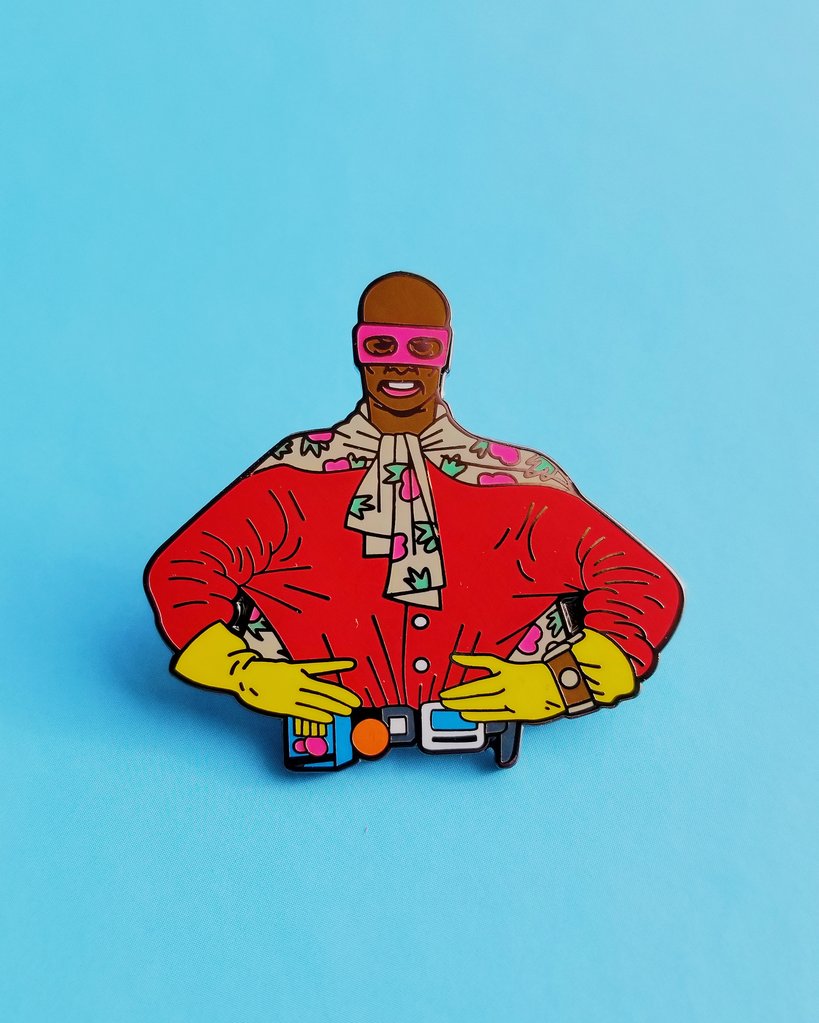 Virgin Crime Fighter Pin