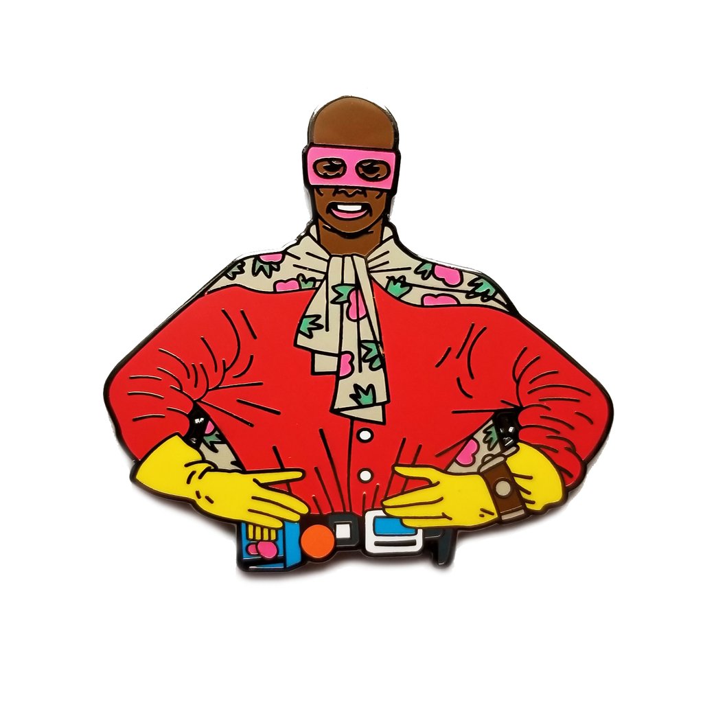 Virgin Crime Fighter Pin