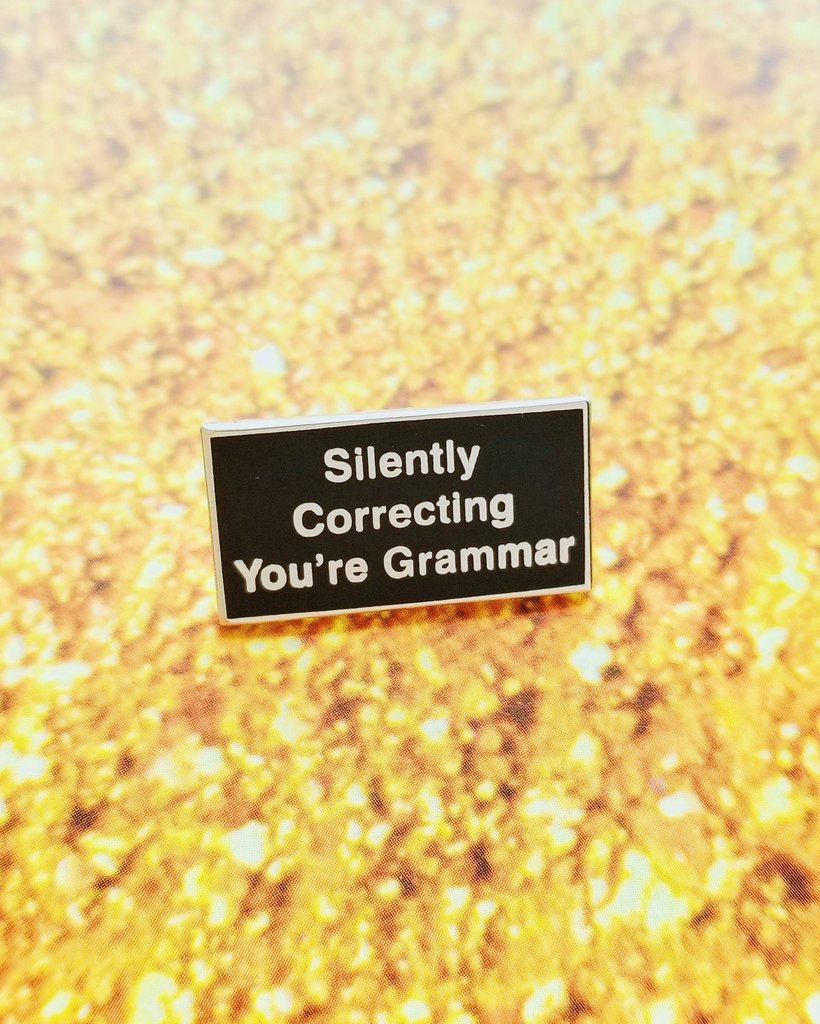 You're Grammar Pin