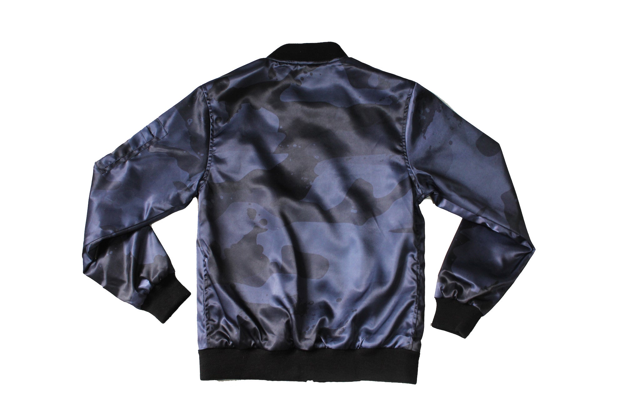 Splatter Camo Bomber in Dark Night