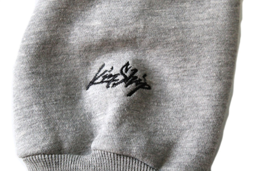Kinship Fraternity Fleece Sweatshirt in Grey